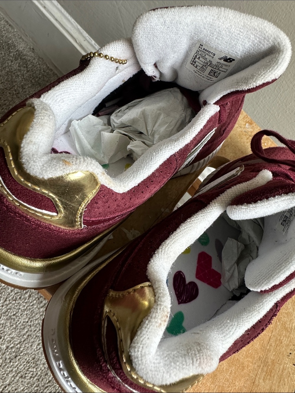 NEW BALANCE ST.JUDE SNEAKERS 6.5  
SUPPORT THE MISSION. MAKE ME A FAIR OFFER 😊 - Picture 12 of 12